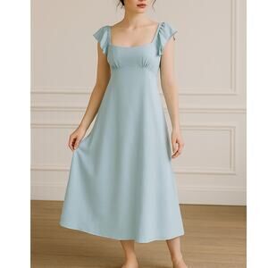 Madewell Light Blue Maxi Dress